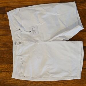 Bleu Bermuda Shorts In Plus Size 22